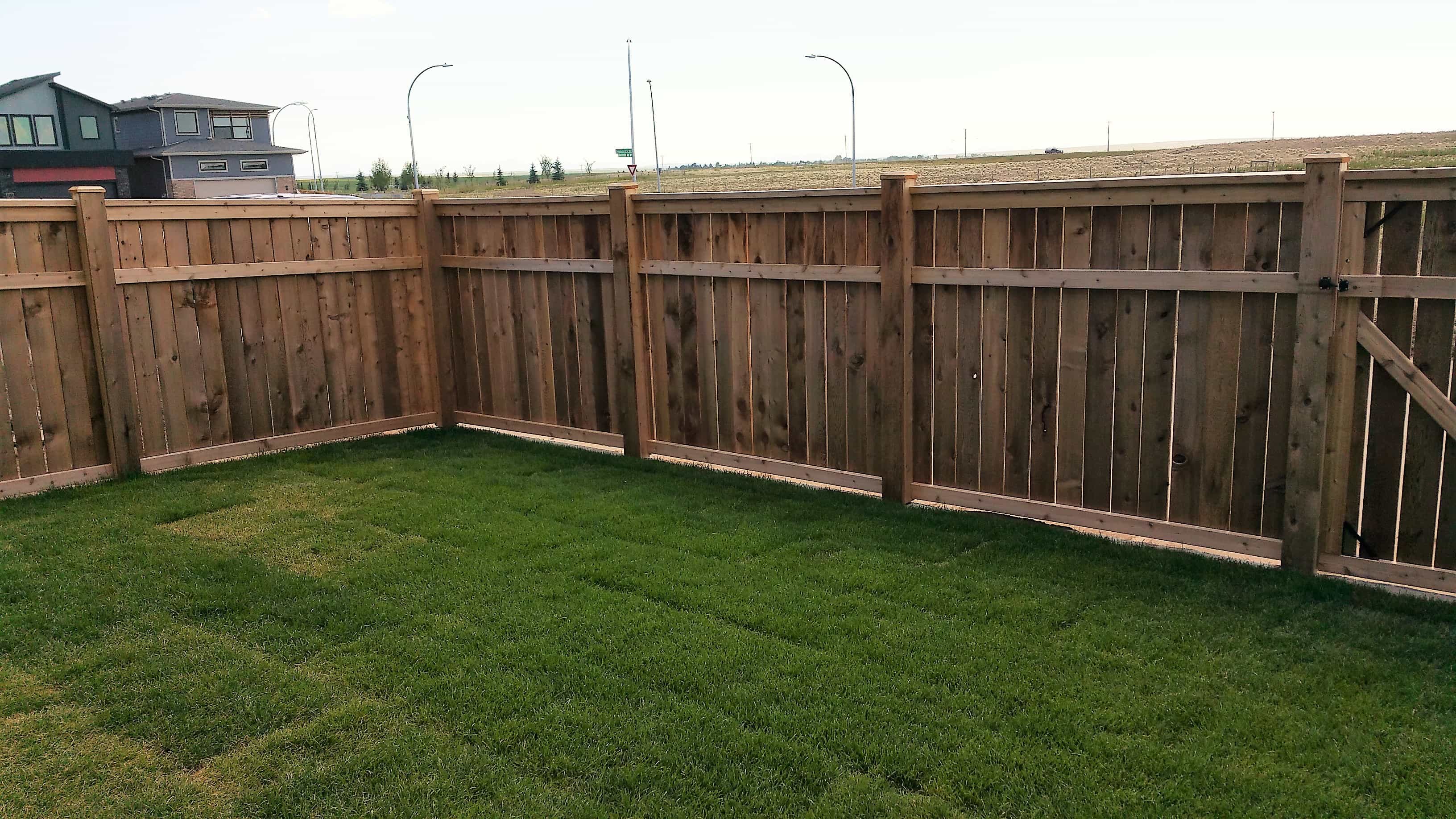 Residential Cedar Fence